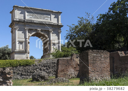 Arch of Titus - Roman Forum - Rome - Italy Arch of Titus - Roman Forum - Rome - Italy 38279682