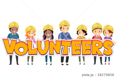 Stickman Construction Volunteers Illustration 38279856