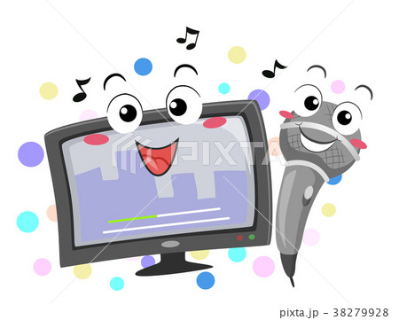 Karaoke Mascots Illustration Karaoke Mascots Illustration 38279928