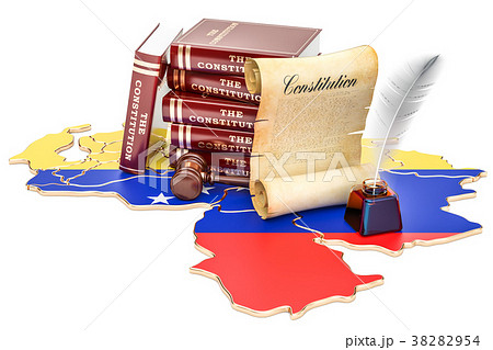 Constitution of Venezuela concept, 3D rendering 38282954