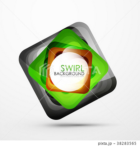 Square swirl abstract bannerのイラスト素材 [38283565] - PIXTA