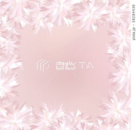 Flower cover Floral frame Flourish card background 38284436