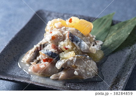 鰊で調理した切込み料理 38284859