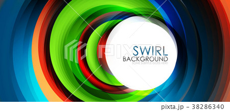 Spiral swirl flowing lines 3d effect abstract Spiral swirl flowing lines 3d effect abstract 38286340