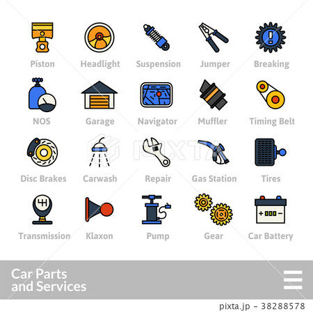 Outline icons thin flat design, modern line stroke Outline icons thin flat design, modern line stroke 38288578