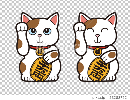 Pretty beckoning cat 38288732