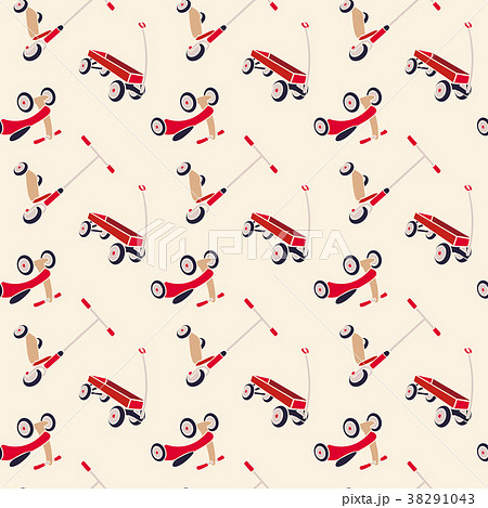 Vector Pattern 50s. Backdrop 1950s retro style. Vector Pattern 50s. Backdrop 1950s retro style. 38291043