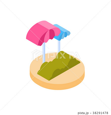 Beach Icon Isometric Isolated Sea Tourism And Beach Icon Isometric Isolated Sea Tourism And 38291478