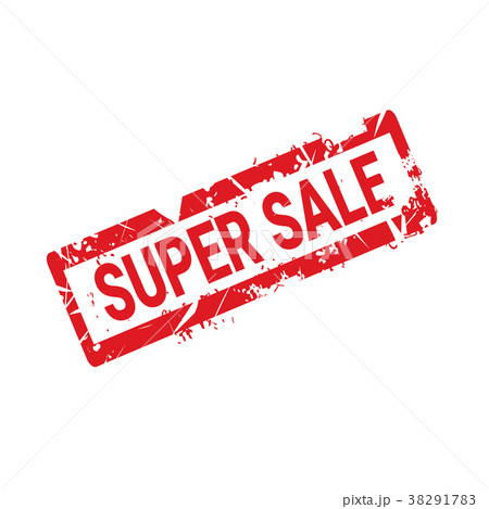 Super Sale Sticker Rubber Ink Sign Shopping Badge Super Sale Sticker Rubber Ink Sign Shopping Badge 38291783