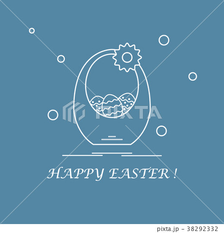 Cute vector illustration with symbols for Easter 38292332