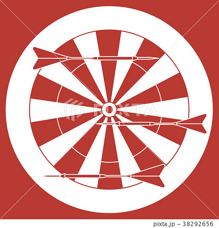 target and arrows for the darts Sports theme. 38292656