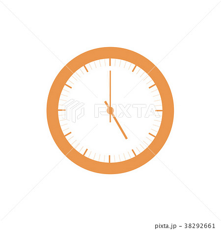 Stylized icon of colored clock Stylized icon of colored clock 38292661
