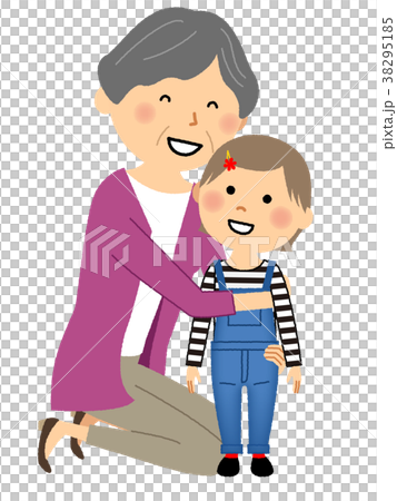 おばあちゃんと孫 おばあちゃんと孫 38295185