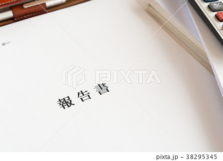 報告書　ビジネス　表紙　原因究明　書類　事実関係　公正　教育 38295345