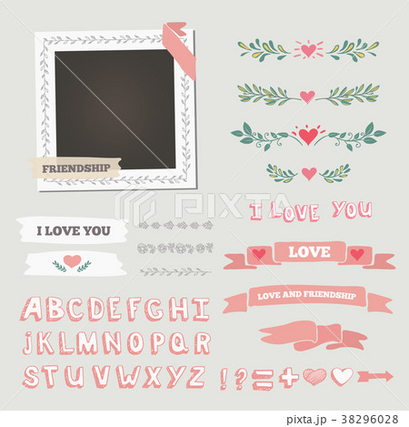 Wedding vector frame 38296028