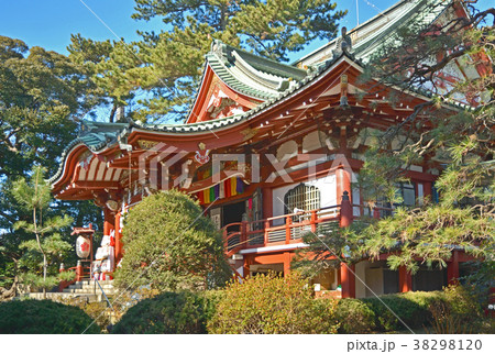 下総中山散歩：奥之院　本堂　正中山法華経寺　 38298120