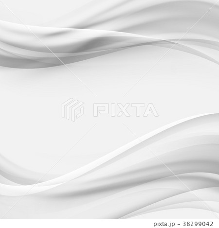 Elegant grey gradient swoosh border lines graphic 38299042
