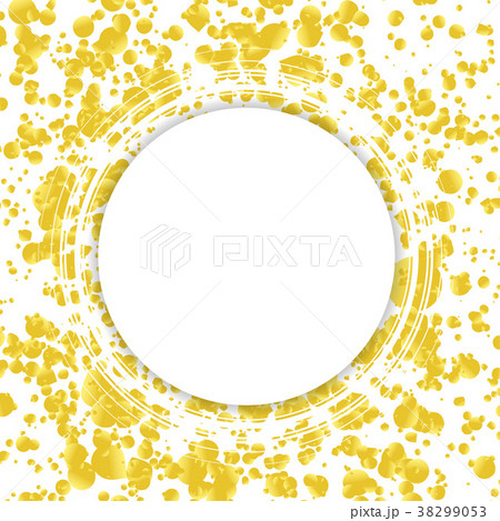 Golden confetti particles luxurious advertising 38299053