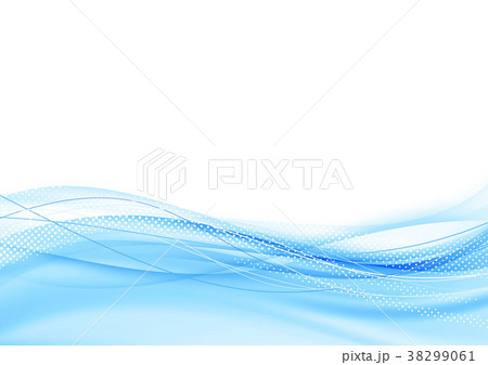 Light blue swoosh border elegant waves flow Light blue swoosh border elegant waves flow 38299061