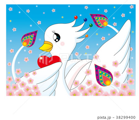 phoenix　and cherry blossom 38299400