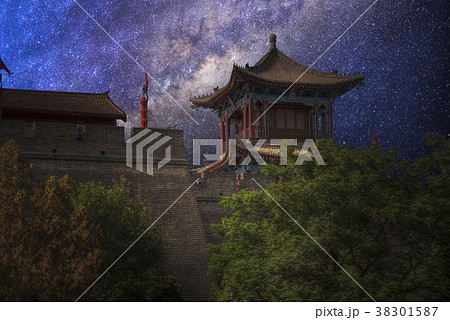 Xian city wall. Xian city wall. 38301587