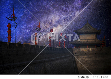 Xian city wall. 38301588