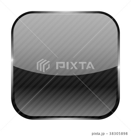 Black square icon with stripes 38305898