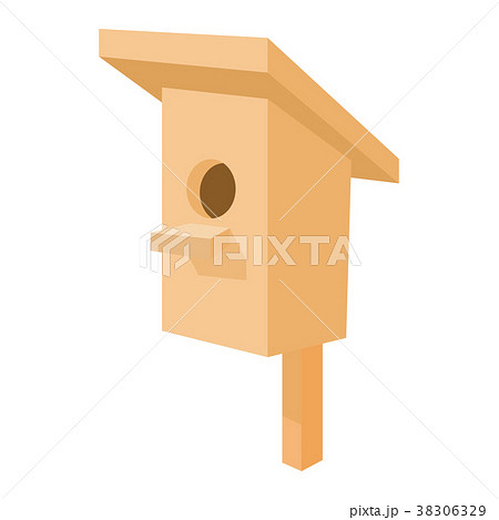 Nesting box icon, cartoon style 38306329