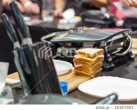 Sandwiches ready for cooking 38307005