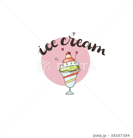 Ice cream lettering.eps Ice cream lettering.eps 38307384
