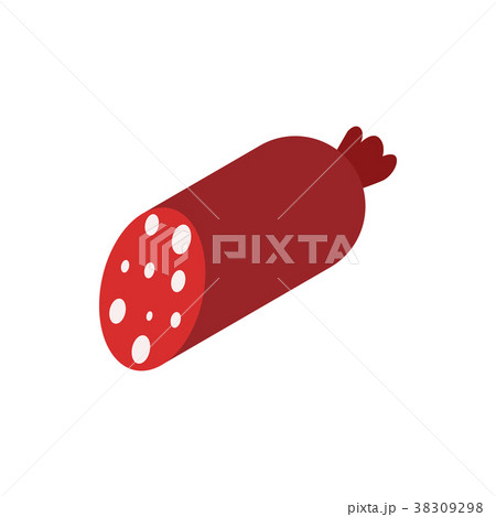 Sausage icon, isometric 3d style Sausage icon, isometric 3d style 38309298
