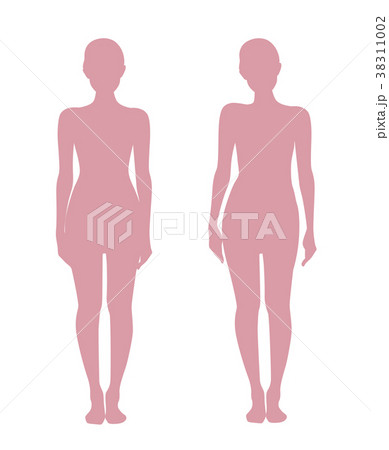 身体の歪み比較 女性 38311002