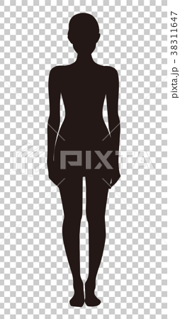 Body Silhouette At Getdrawings - Full Body Body Silhouette, HD Png