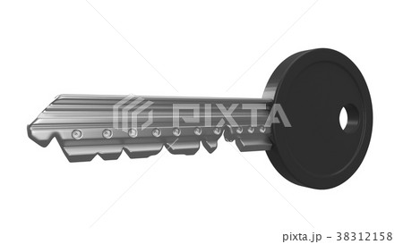 simple key. 3d illustration. 38312158