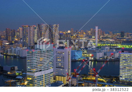 東京夜景　晴海　豊洲　有明　 38312522