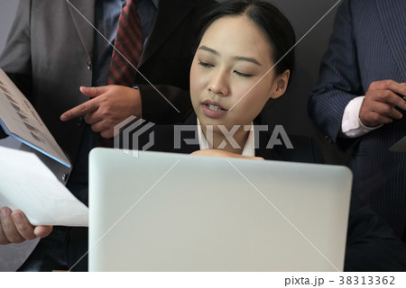 financial inspector analyze accounting plan report. businessman working with new startup project. internal auditor audit performance revenue. business meeting at office. financial inspector analyze accounting plan report. businessman working with new startup project. internal auditor audit performance revenue. business meeting at office. 38313362