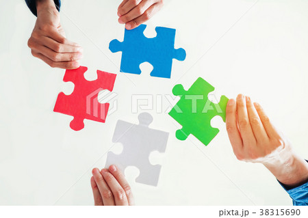 Teamwork meeting Business  Jigsaw Puzzle solution 38315690