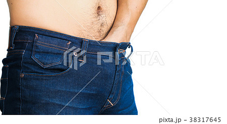 itching man inside jeans 38317645