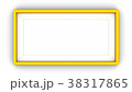 Yellow frame on white background 3d rendering 38317865