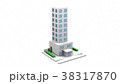 Tower on white background. 3D rendering 38317870