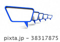 colorful dialog speech bubbles. 3D rendering 38317875