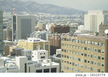 さっぽろテレビ塔からの眺め(ジオラマ風) さっぽろテレビ塔からの眺め(ジオラマ風) 38320778