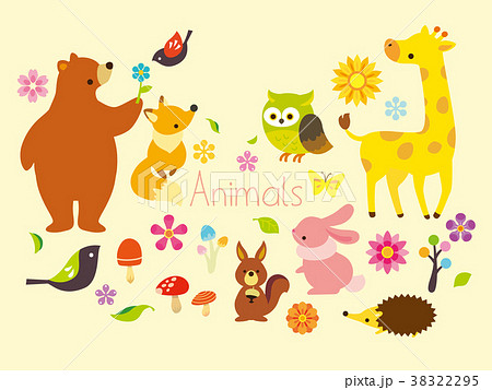 動物のイラスト　Animals Illustrations 38322295