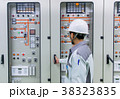 Engineer and 115kV control and protection panel  38323835