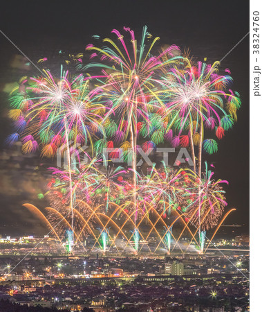 長岡花火大会の写真素材