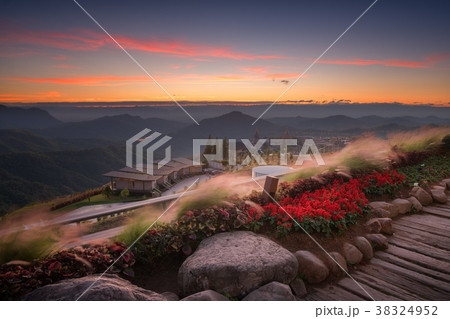 Beautiful view of Khao Kho hill in Phetchabun  38324952