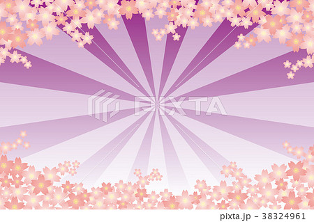 背景素材壁紙 桜の花 春 入学式 卒業式 年賀状 はがきテンプレート 正月 満開 和風 模様 ピンクのイラスト素材
