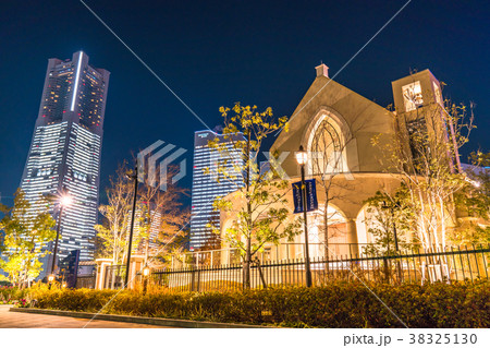 《神奈川県》横浜みなとみらい・全館ライトアップ夜景 38325130