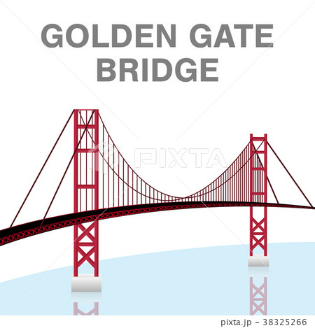 golden gate bridge san francisco california vector 38325266