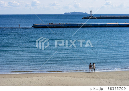 冬の熱海サンビーチ 38325709